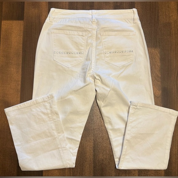 Nine West Cream Flared Pants - Picture 10 of 12